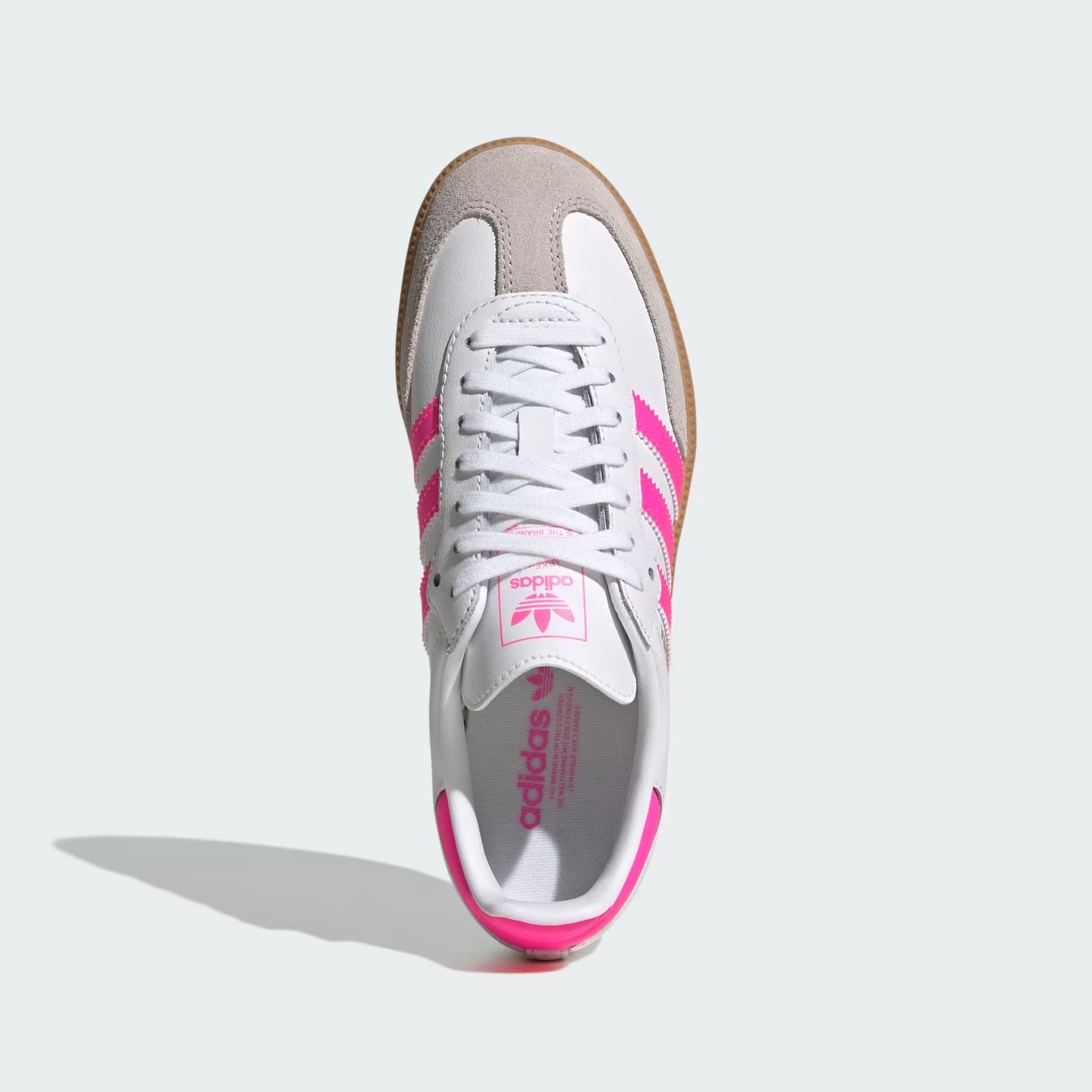 Grade School Adidas Samba OG Shoes - White/Pink