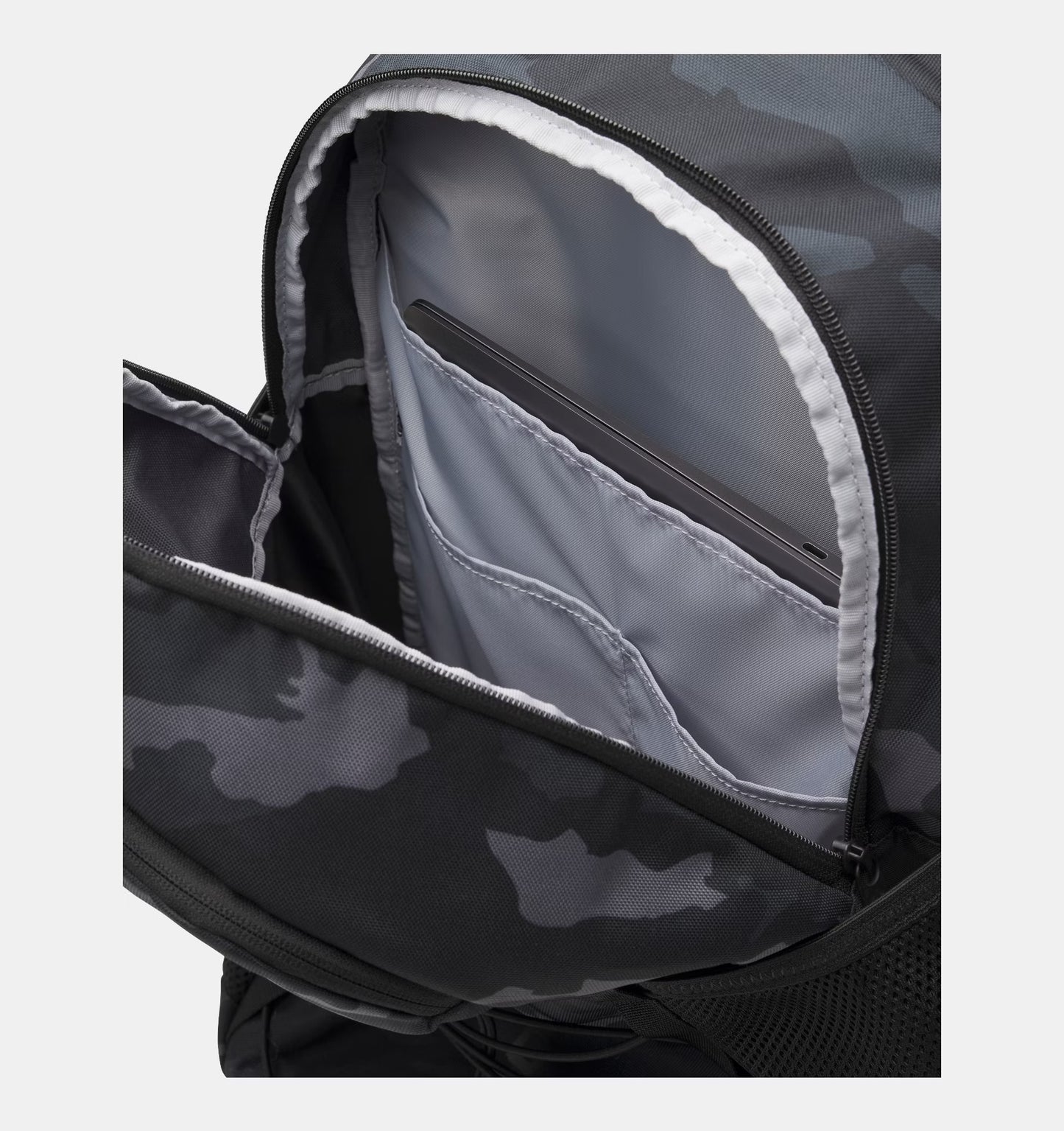 Under Armour Hustle Sport 6.0 Backpack - Black/Metallic Black