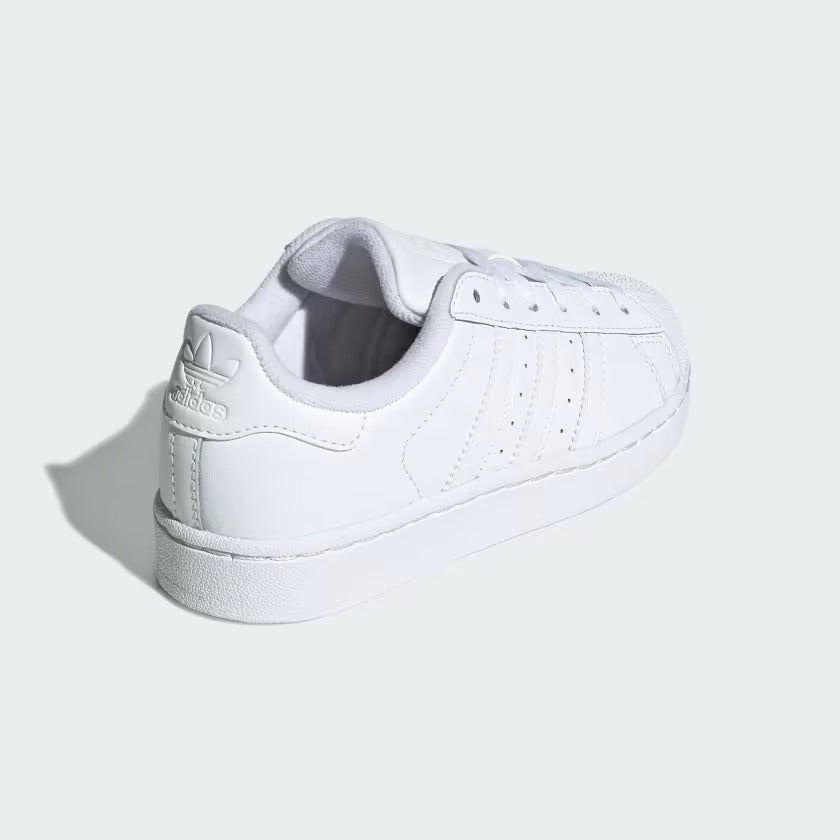 Infant Adidas Superstar II Elastic Lace Shoes - Cloud White/Core Black