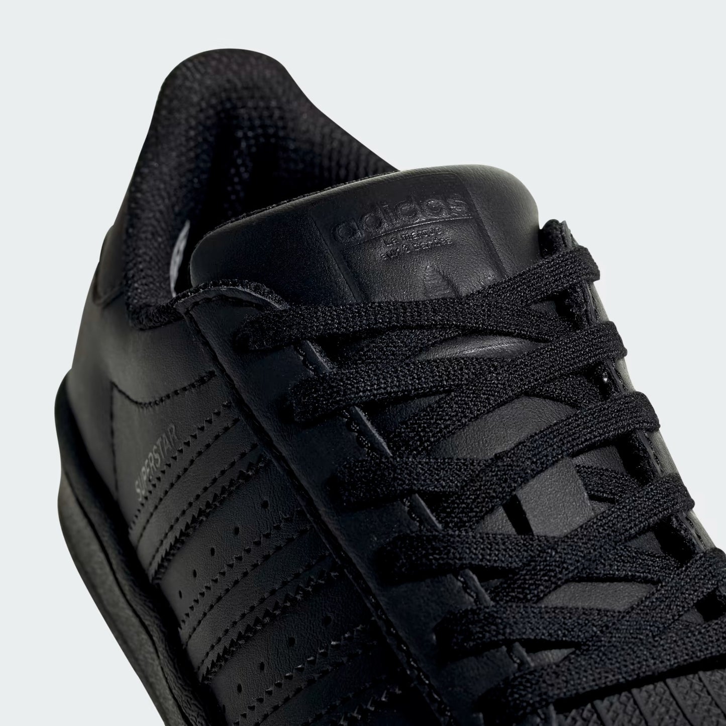 Pre School Adidas Superstar Shoes - Black/Black