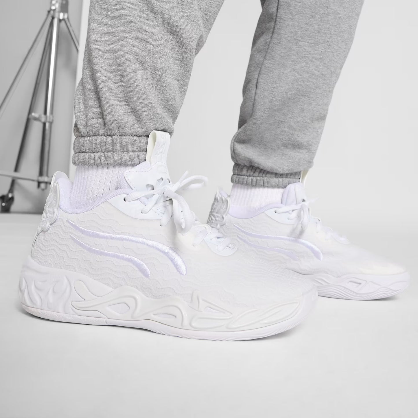 Grade School Puma x Lamelo MB.04 Lo - Ice White