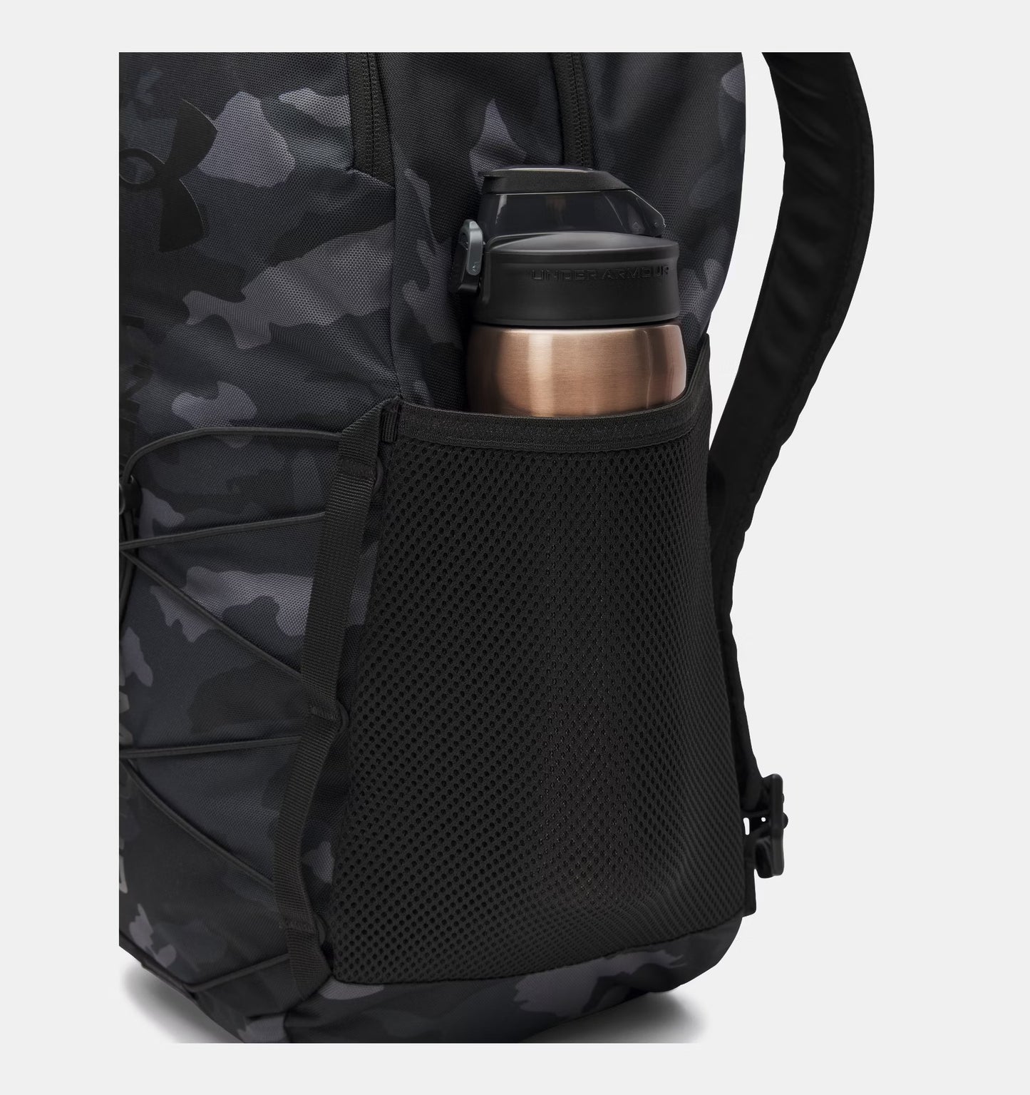 Under Armour Hustle Sport 6.0 Backpack - Black/Metallic Black