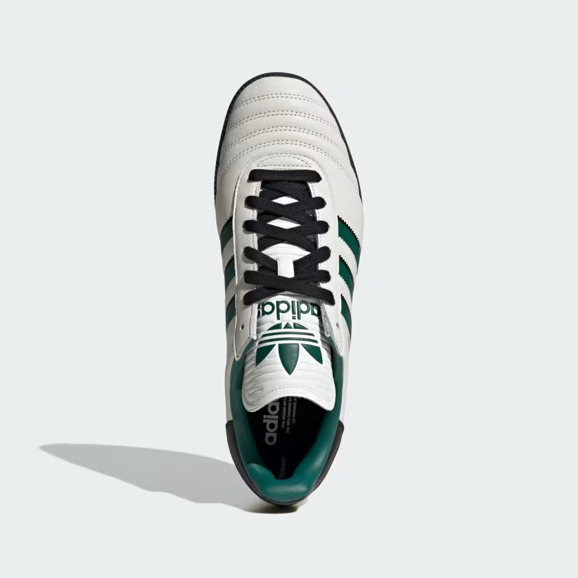 Men's Adidas Samba JP Shoes - Core White/Collegiate Green/Carbon