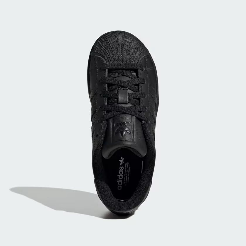 Pre School Adidas Superstar II Shoes - Black/Black