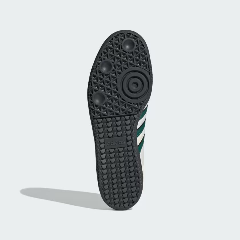 Men's Adidas Samba JP Shoes - Core White/Collegiate Green/Carbon