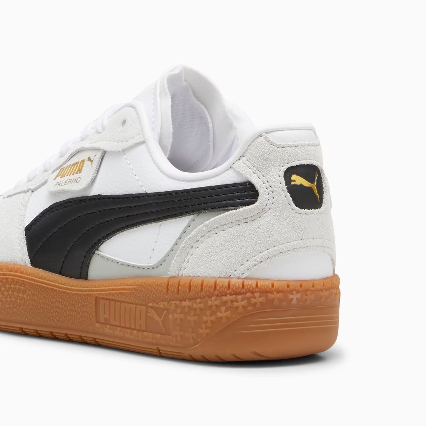 Grade School Puma Palermo Moda - White/Black