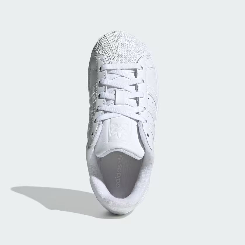 Pre School Adidas Superstar II Shoes - White/White
