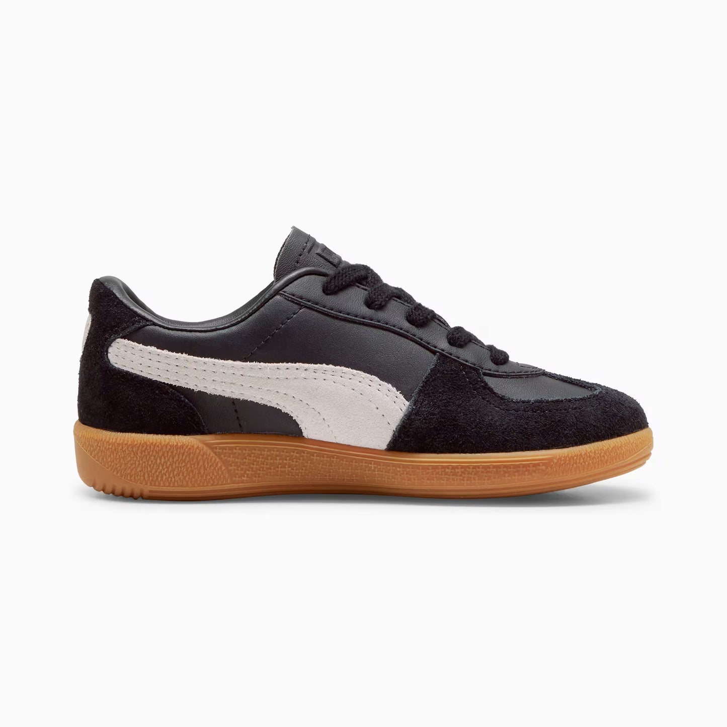 Pre School Puma Palermo Leather - Black/White
