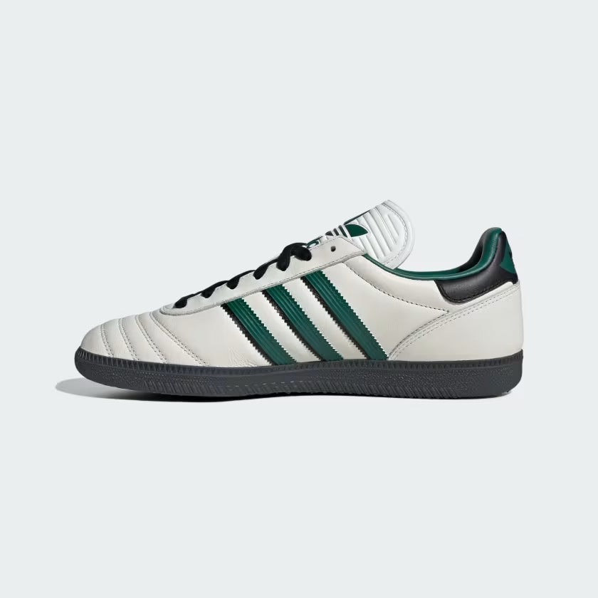 Men's Adidas Samba JP Shoes - Core White/Collegiate Green/Carbon