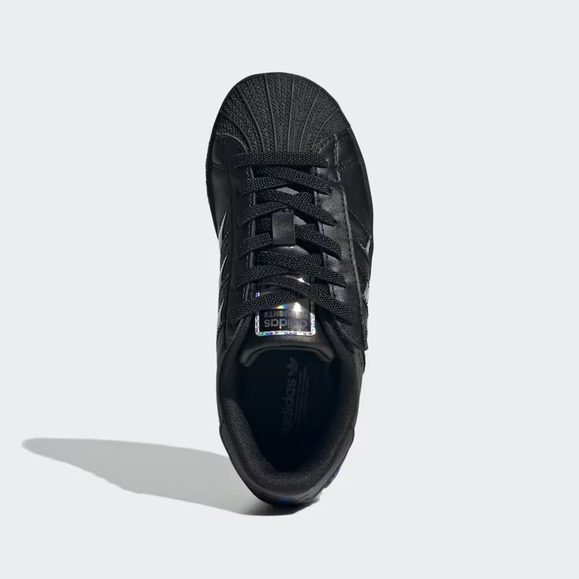 Pre School Adidas Superstar LED Lights Shoes - Black