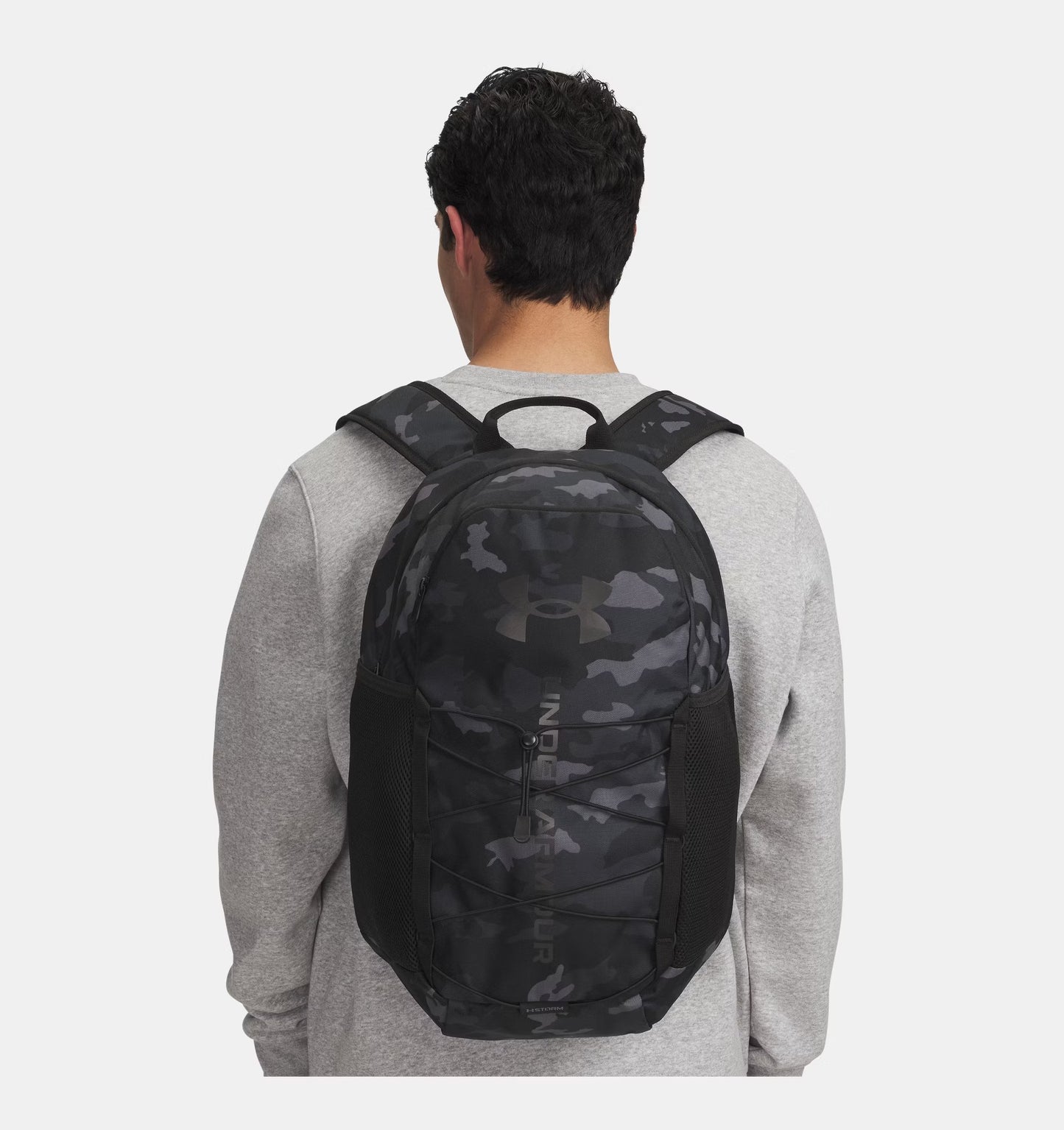 Under Armour Hustle Sport 6.0 Backpack - Black/Metallic Black
