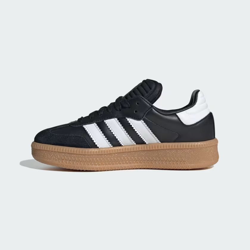 Grade School Adidas Samba XLG Shoes - Black/White
