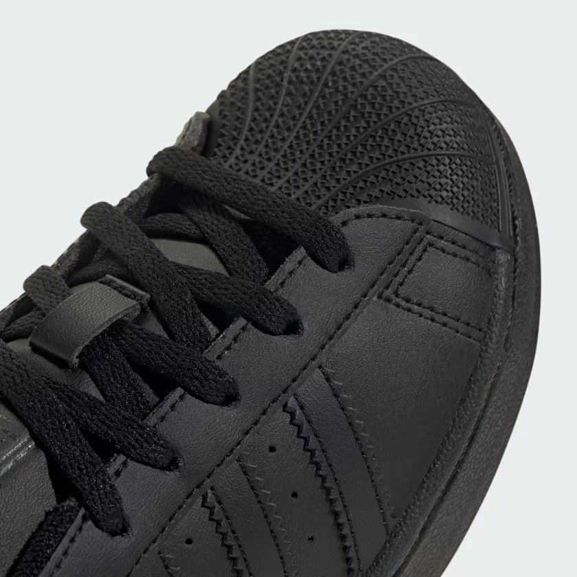 Pre School Adidas Superstar II Shoes - Black/Black
