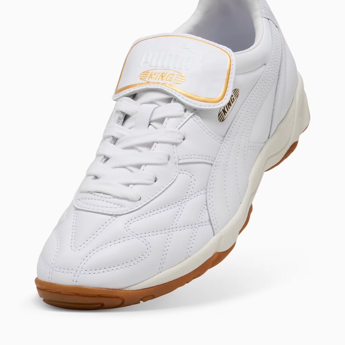 Men's Puma King Indoor Sneakers - White/Frosted Ivory