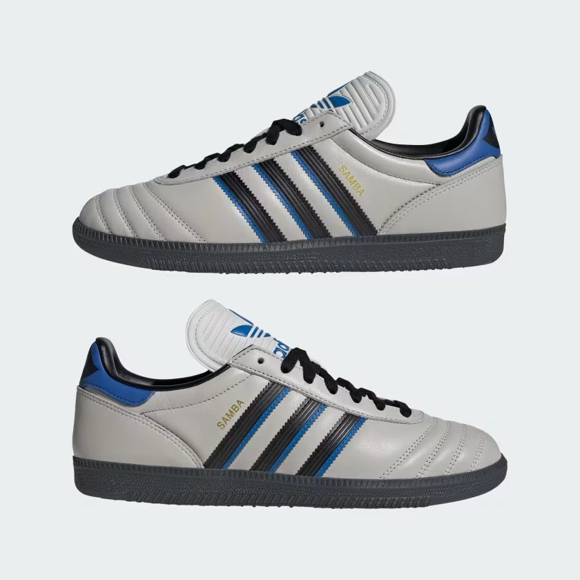Men's Adidas Samba JP Shoes - Grey One/Core Black/Carbon