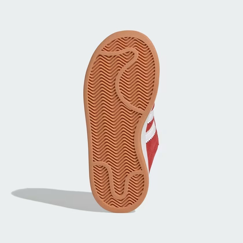 Pre School Adidas Campus 00s Elastic Lace Shoes - Scarlet/White