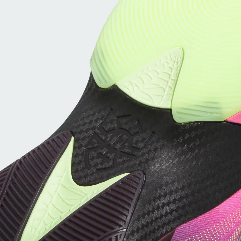Men's Adidas D.O.N. Issue 7 - Aurora Black/Lucid Pink/Hi-Res Yellow