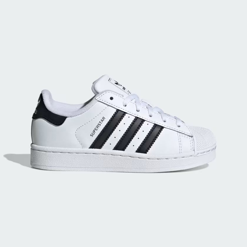 Pre School Adidas Superstar II Shoes - White/Black