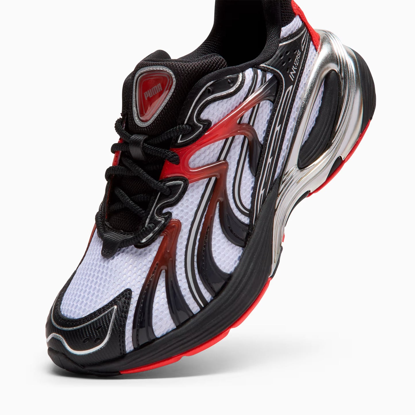 Men's Puma Inverse PUMATECH-X - White/Black/All Time Red