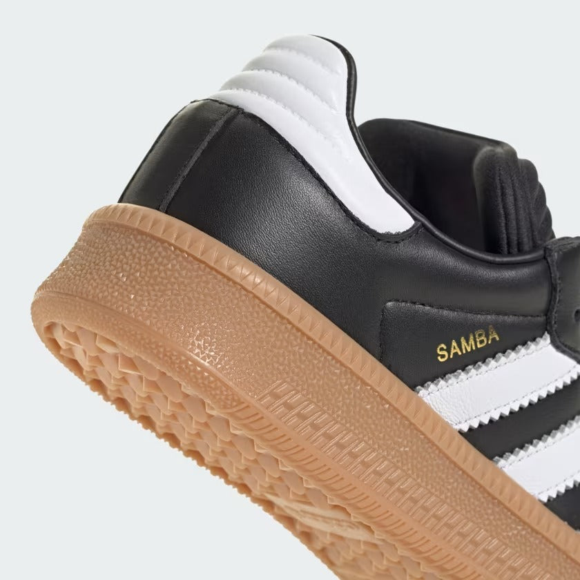 Grade School Adidas Samba XLG Shoes - Black/White