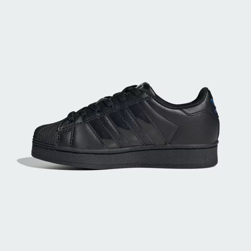 Pre School Adidas Superstar LED Lights Shoes - Black