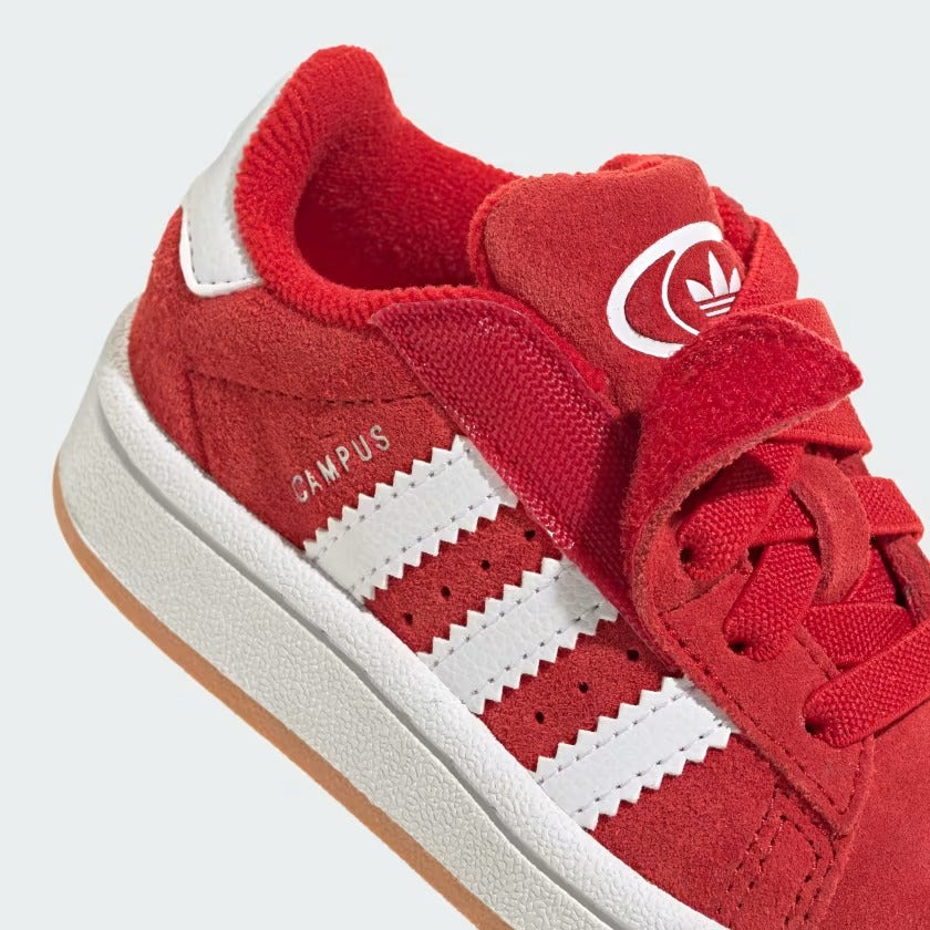 Infant's Adidas Campus 00s Comfort Closure Elastic Lace Shoes - Red/White