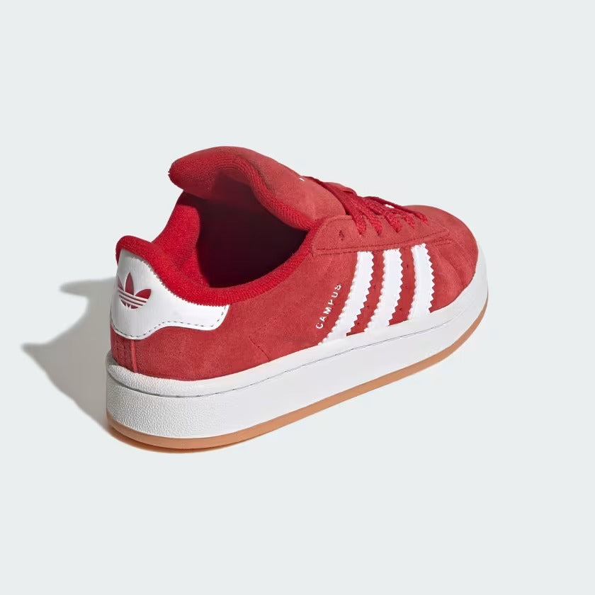 Pre School Adidas Campus 00s Elastic Lace Shoes - Scarlet/White
