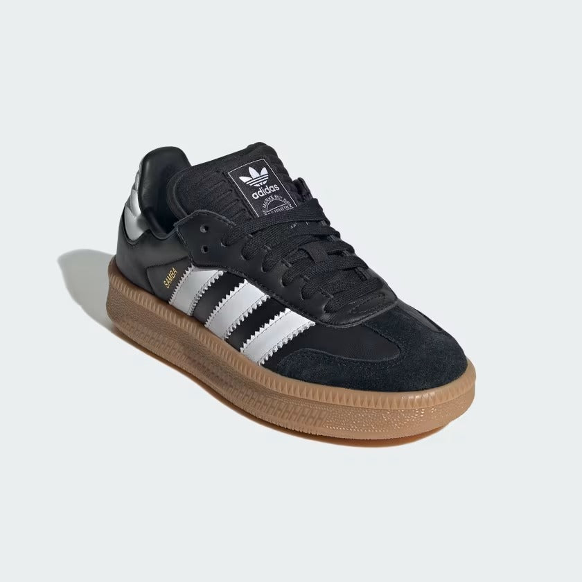Grade School Adidas Samba XLG Shoes - Black/White