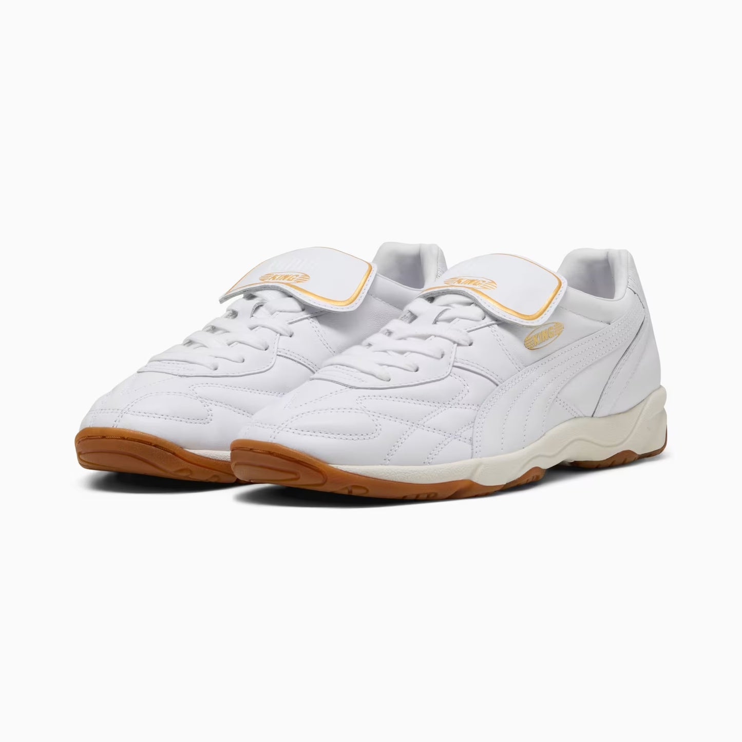 Men's Puma King Indoor Sneakers - White/Frosted Ivory