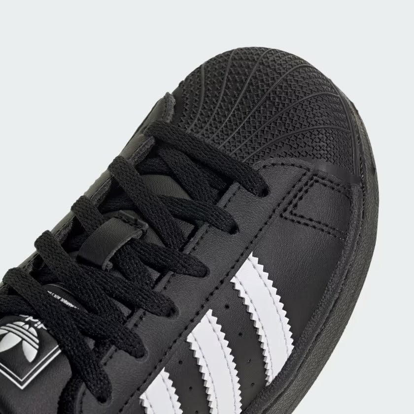 Pre School Adidas Superstar II Shoes - Black/White