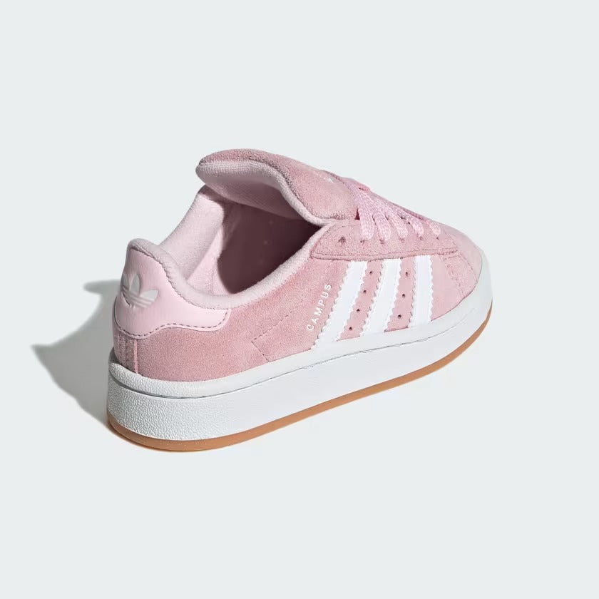Pre School Adidas Campus 00s Elastic Lace Shoes - Clear Pink/Cloud White/Gum