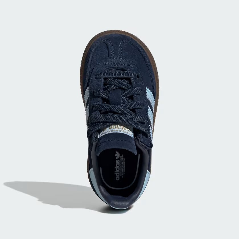 Infant's Adidas Handball Spezial Comfort Closure Shoes - Collegiate Navy/Clear Sky