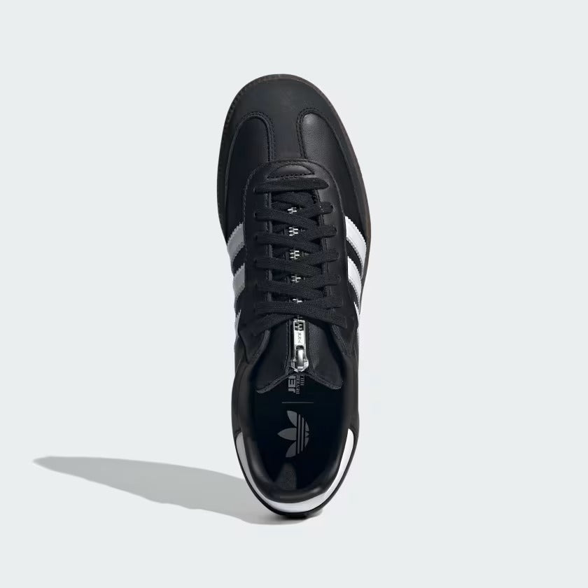 Men's Adidas x Jeremy Scott Samba OG Shoes - Core Black/Cloud White/Gum