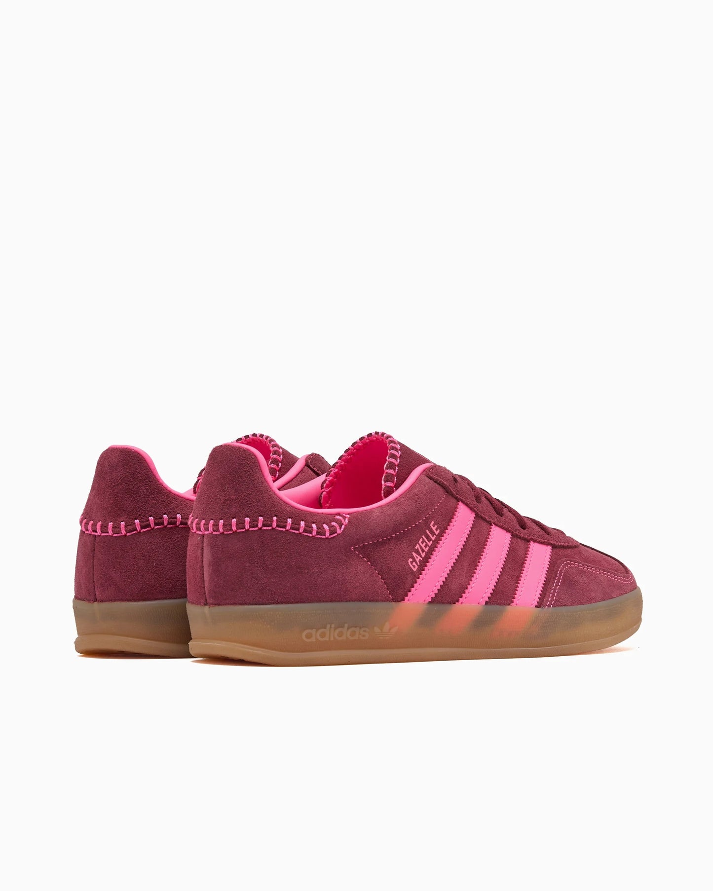 Women's Adidas Gazelle Indoor Shoes - Lucid Pink/Noble Maroon