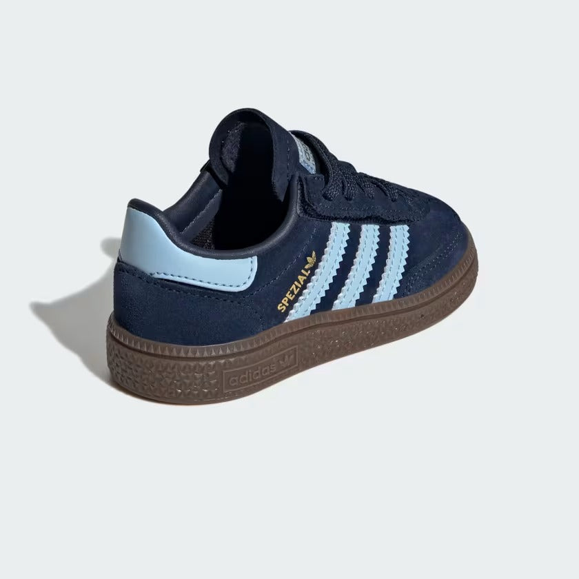 Infant's Adidas Handball Spezial Comfort Closure Shoes - Collegiate Navy/Clear Sky