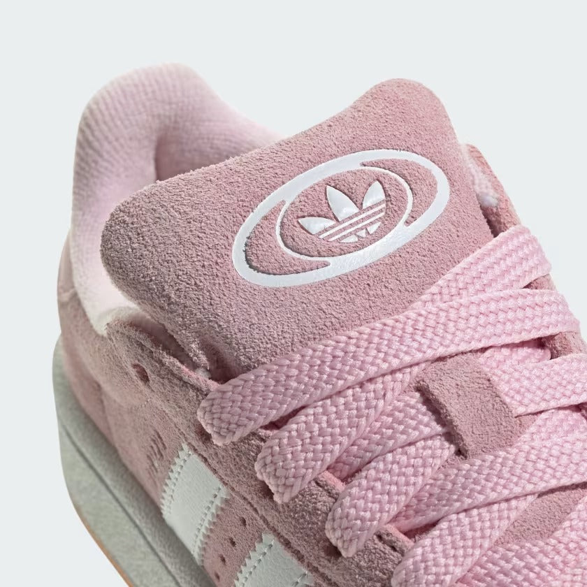 Pre School Adidas Campus 00s Elastic Lace Shoes - Clear Pink/Cloud White/Gum