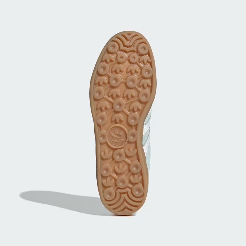Women's Adidas Gazelle Indoor Shoes - Ash Green/Cloud White/Gum