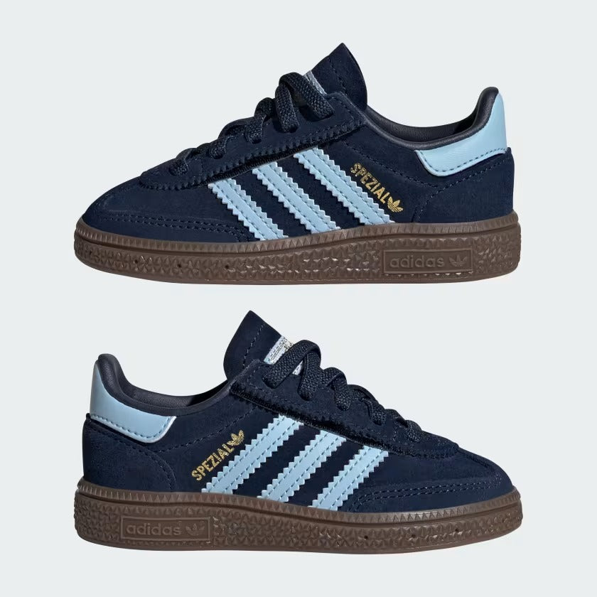 Infant's Adidas Handball Spezial Comfort Closure Shoes - Collegiate Navy/Clear Sky