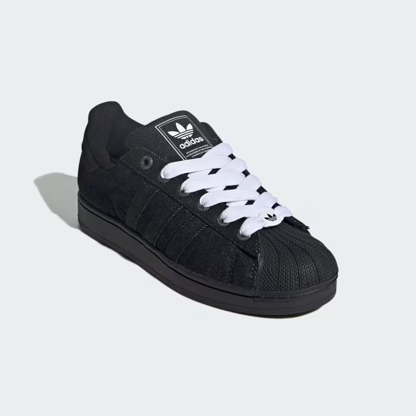 Men's Adidas Superstar II Shoes - Core Black/Core Black/Cloud White