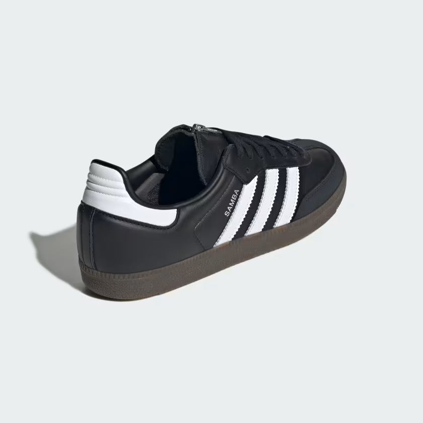 Men's Adidas x Jeremy Scott Samba OG Shoes - Core Black/Cloud White/Gum