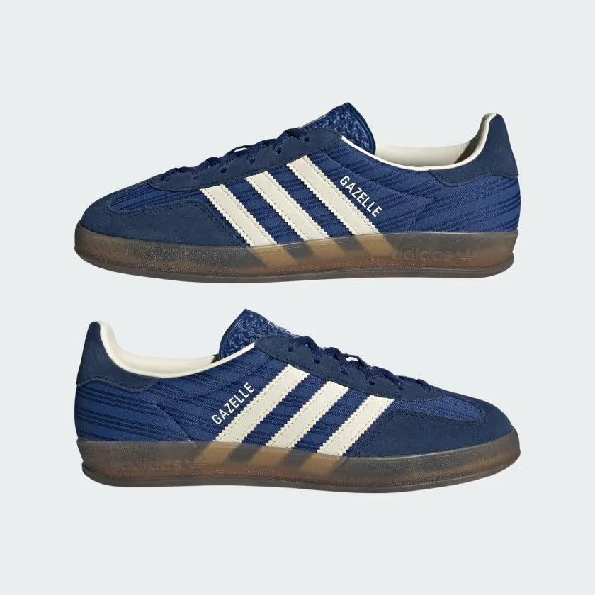 Women's Adidas Gazelle Indoor Shoes - Victory Blue/Night Indigo/Cream White