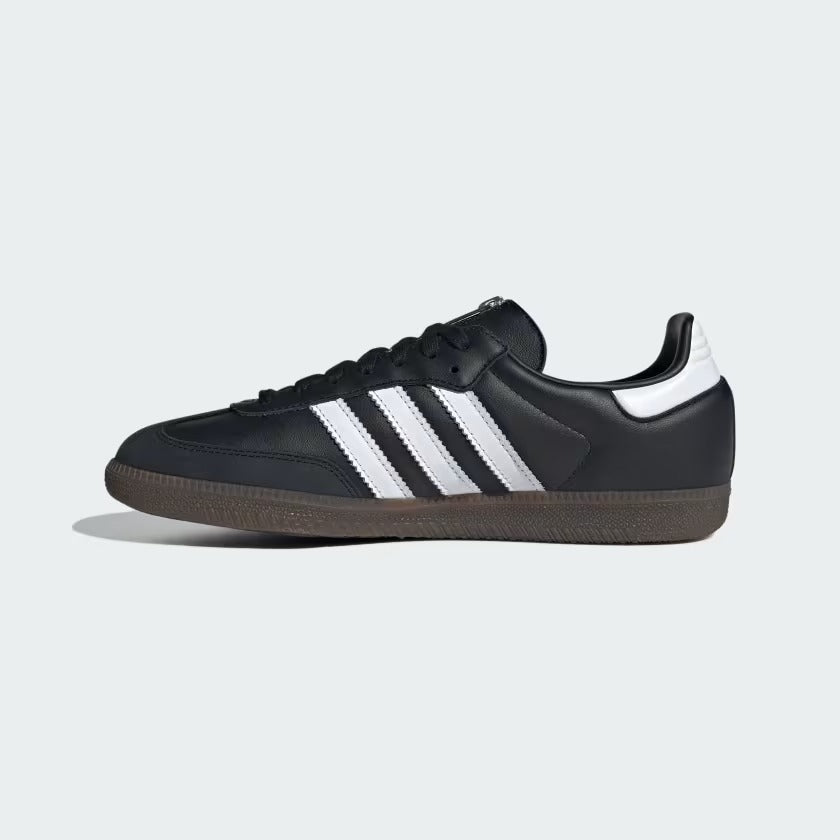 Men's Adidas x Jeremy Scott Samba OG Shoes - Core Black/Cloud White/Gum