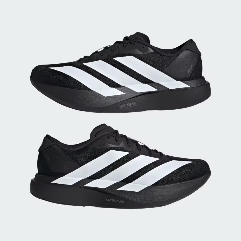 Men's Adidas Adizero EVO SL Shoes - Black/White