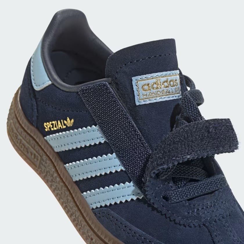 Infant's Adidas Handball Spezial Comfort Closure Shoes - Collegiate Navy/Clear Sky