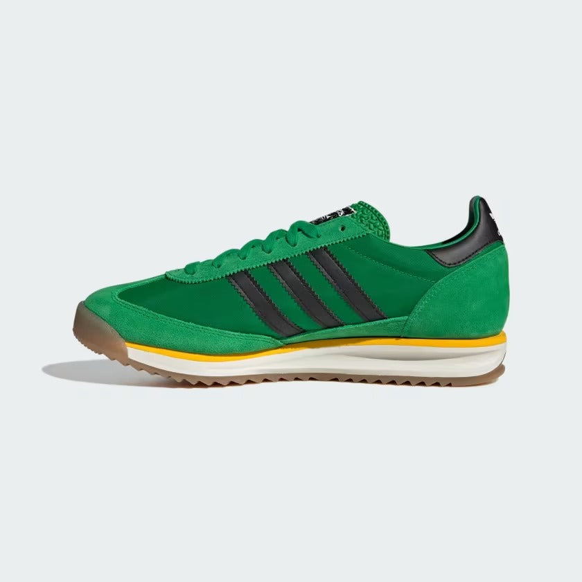 Men's Adidas SL 72 RS - Green/Off White/Crew Yellow
