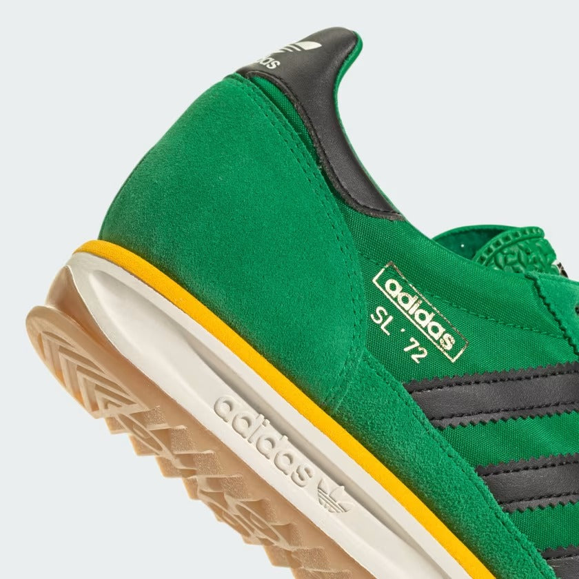 Men's Adidas SL 72 RS - Green/Off White/Crew Yellow