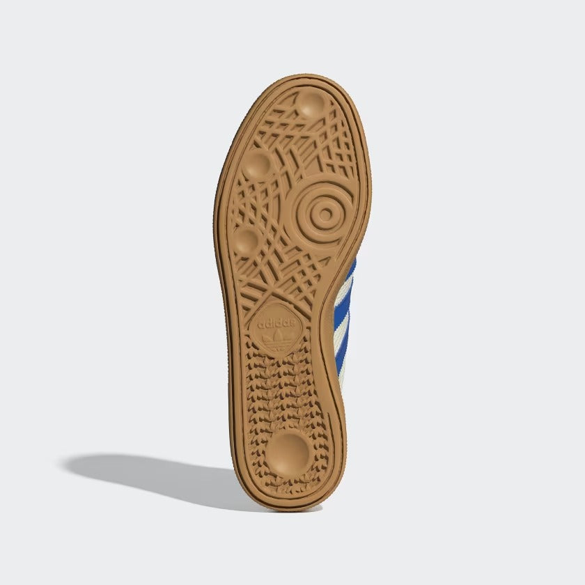 Men's Adidas Handball Spezial Shoes - Cream White/Blue/Warm Sandstone