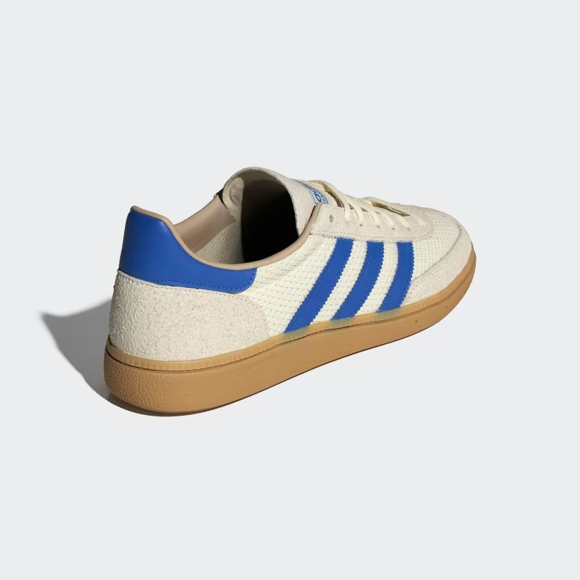 Men's Adidas Handball Spezial Shoes - Cream White/Blue/Warm Sandstone