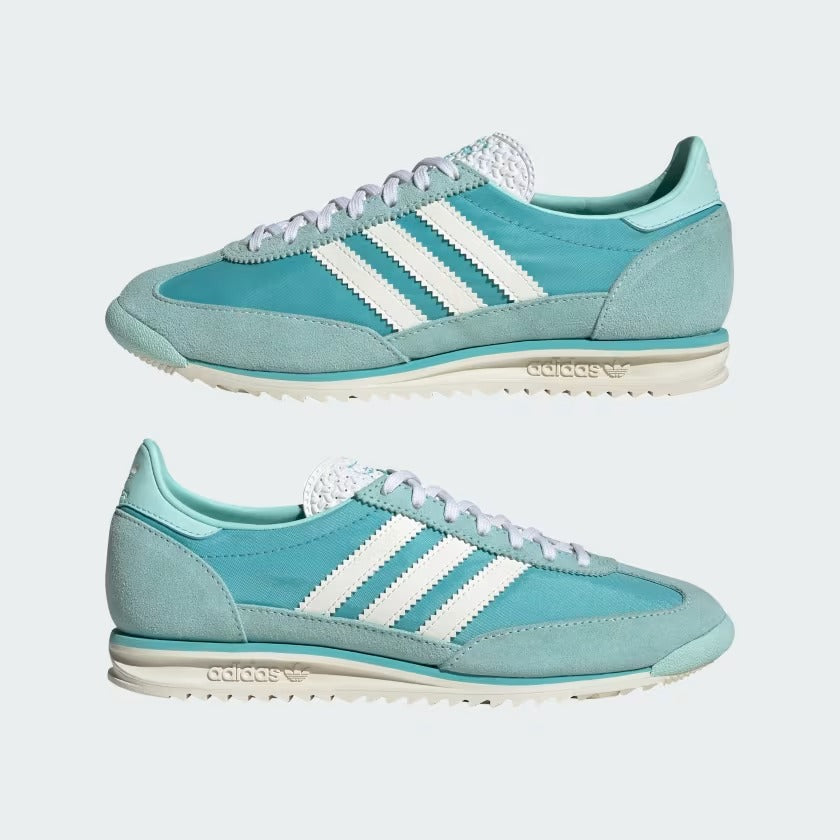 Women's Adidas SL 72 OG Shoes - Easy Mint/Semi Flash Aqua/Off White