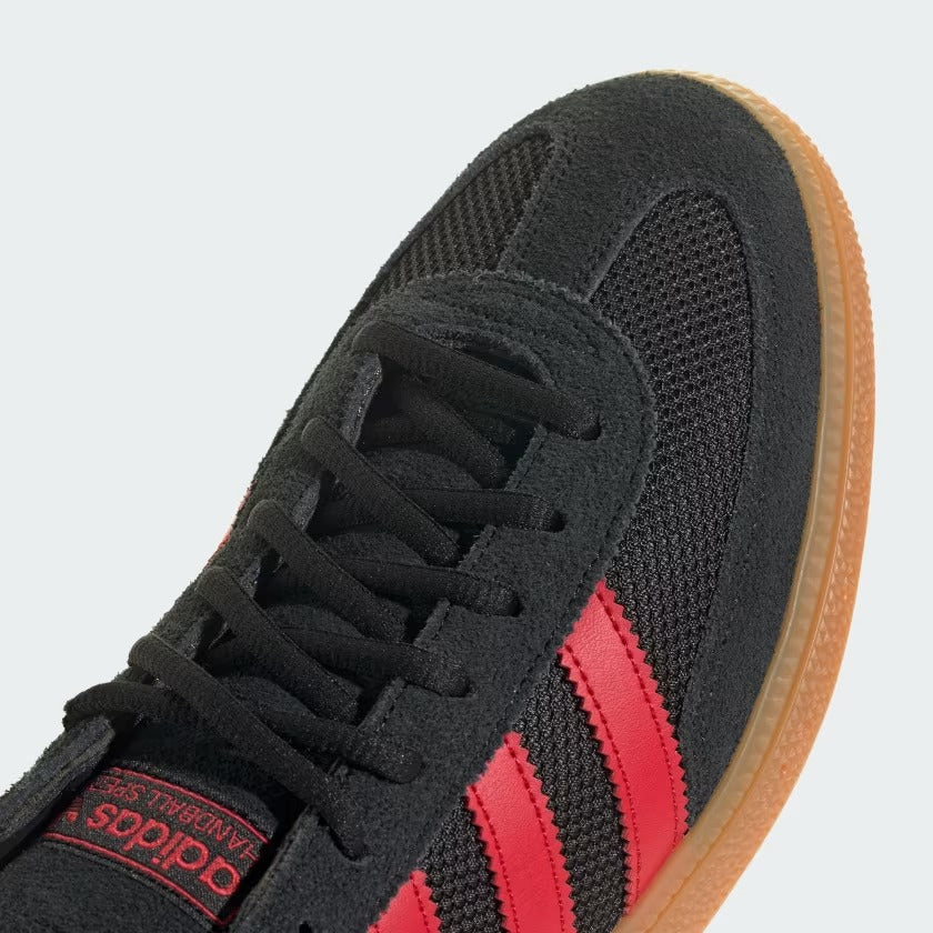 Men's Adidas Handball Spezial Shoes - Core Black/Better Scarlet/Gum